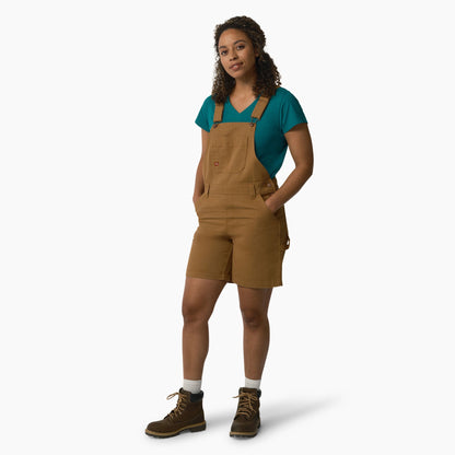 Women's Relaxed Fit Bib Shortalls, 7" Dickies Women|Sale