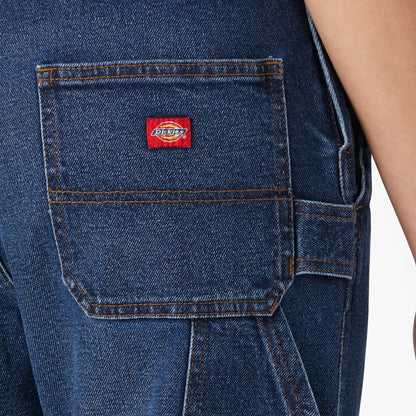 Women's Denim Boyfriend Fit Bib Overalls Dickies Women