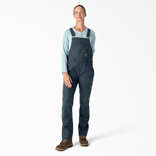 Women's Relaxed Fit Waxed Canvas Bib Overalls Dickies Women