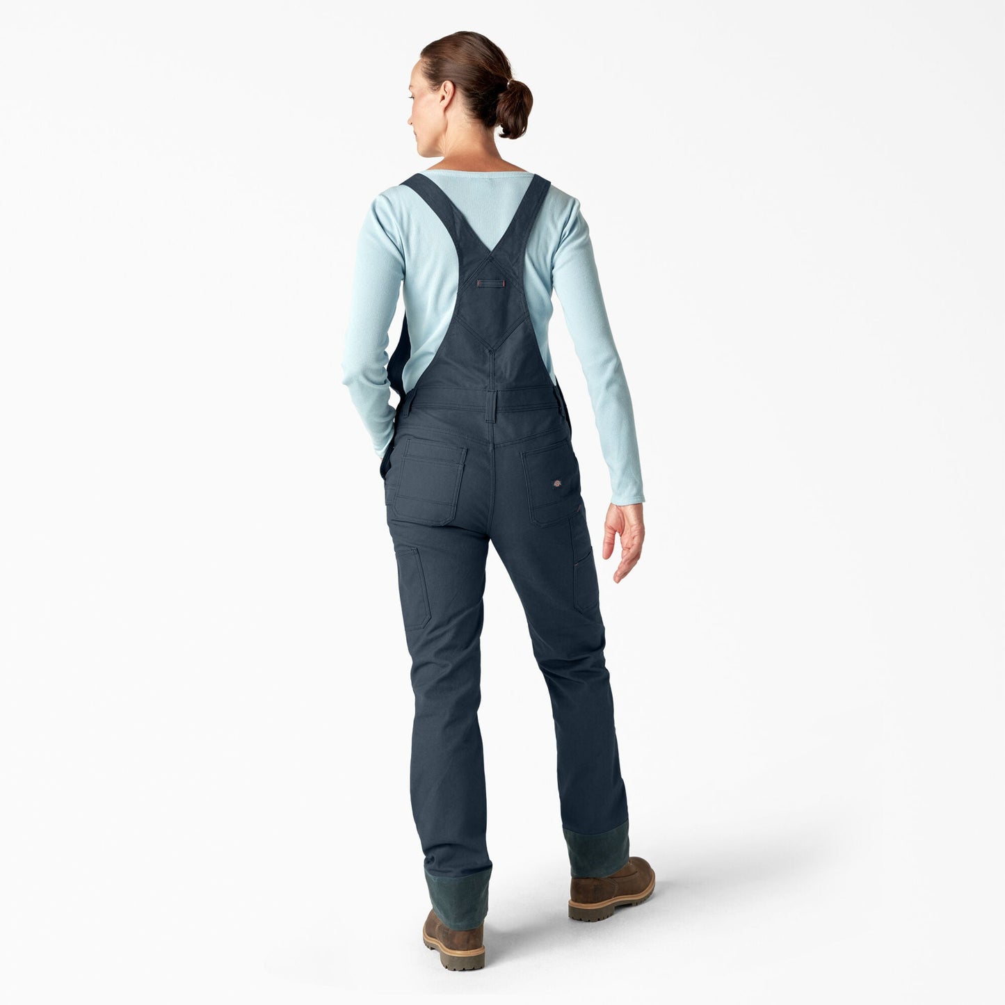 Women's Relaxed Fit Waxed Canvas Bib Overalls Dickies Women