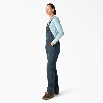 Women's Relaxed Fit Waxed Canvas Bib Overalls Dickies Women