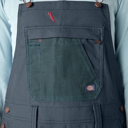 Women's Relaxed Fit Waxed Canvas Bib Overalls Dickies Women