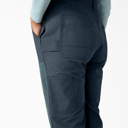 Women's Relaxed Fit Waxed Canvas Bib Overalls Dickies Women