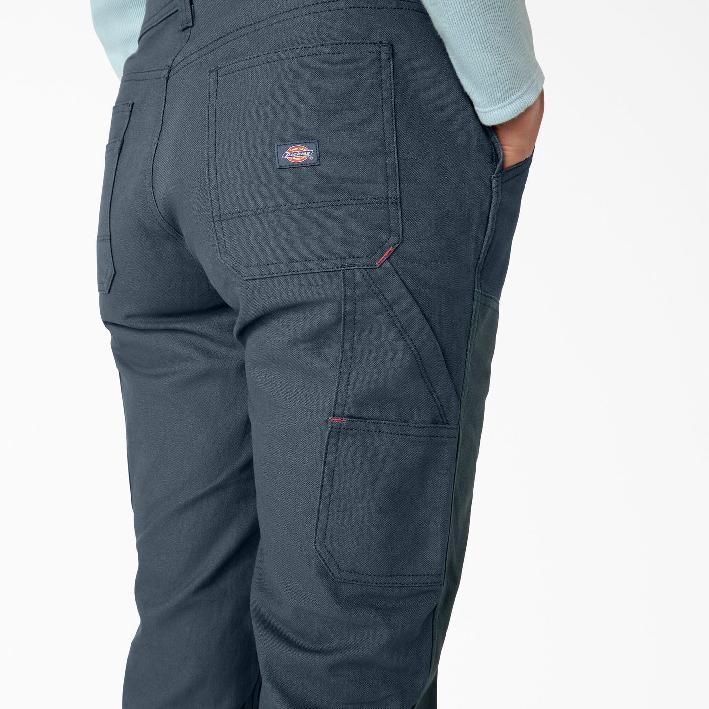Women's Relaxed Fit Waxed Canvas Bib Overalls Dickies Women