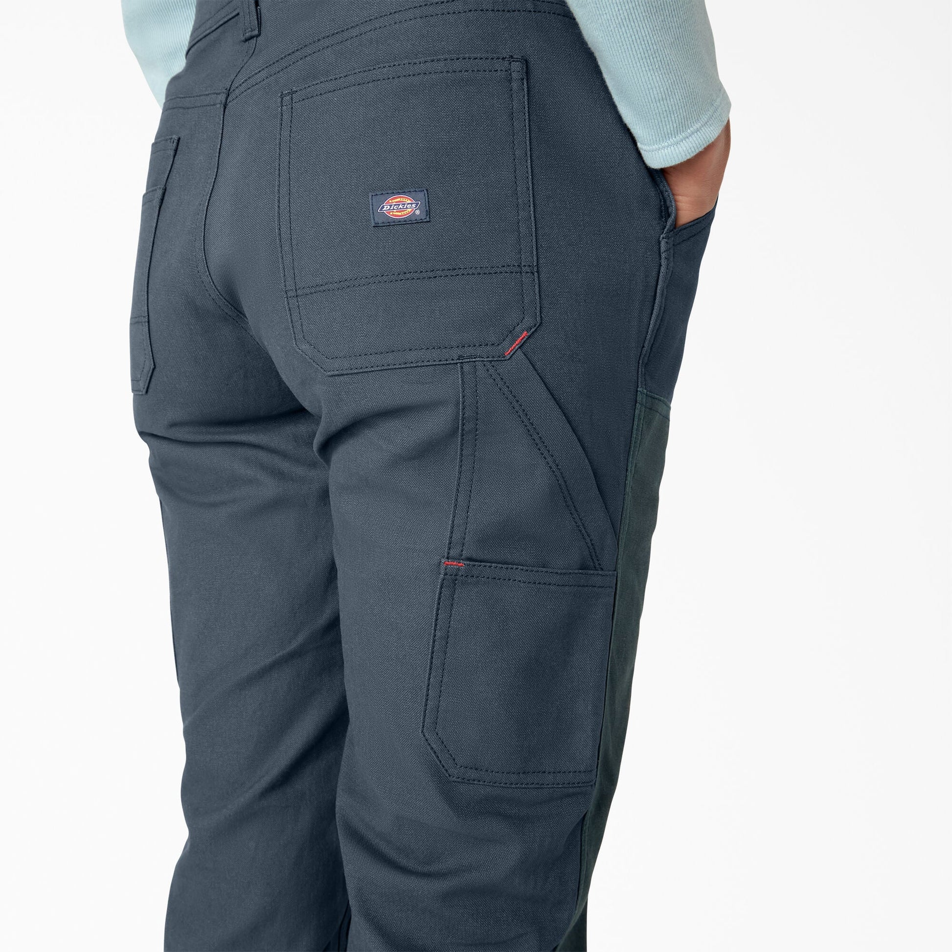 Women's Relaxed Fit Waxed Canvas Bib Overalls Dickies Women