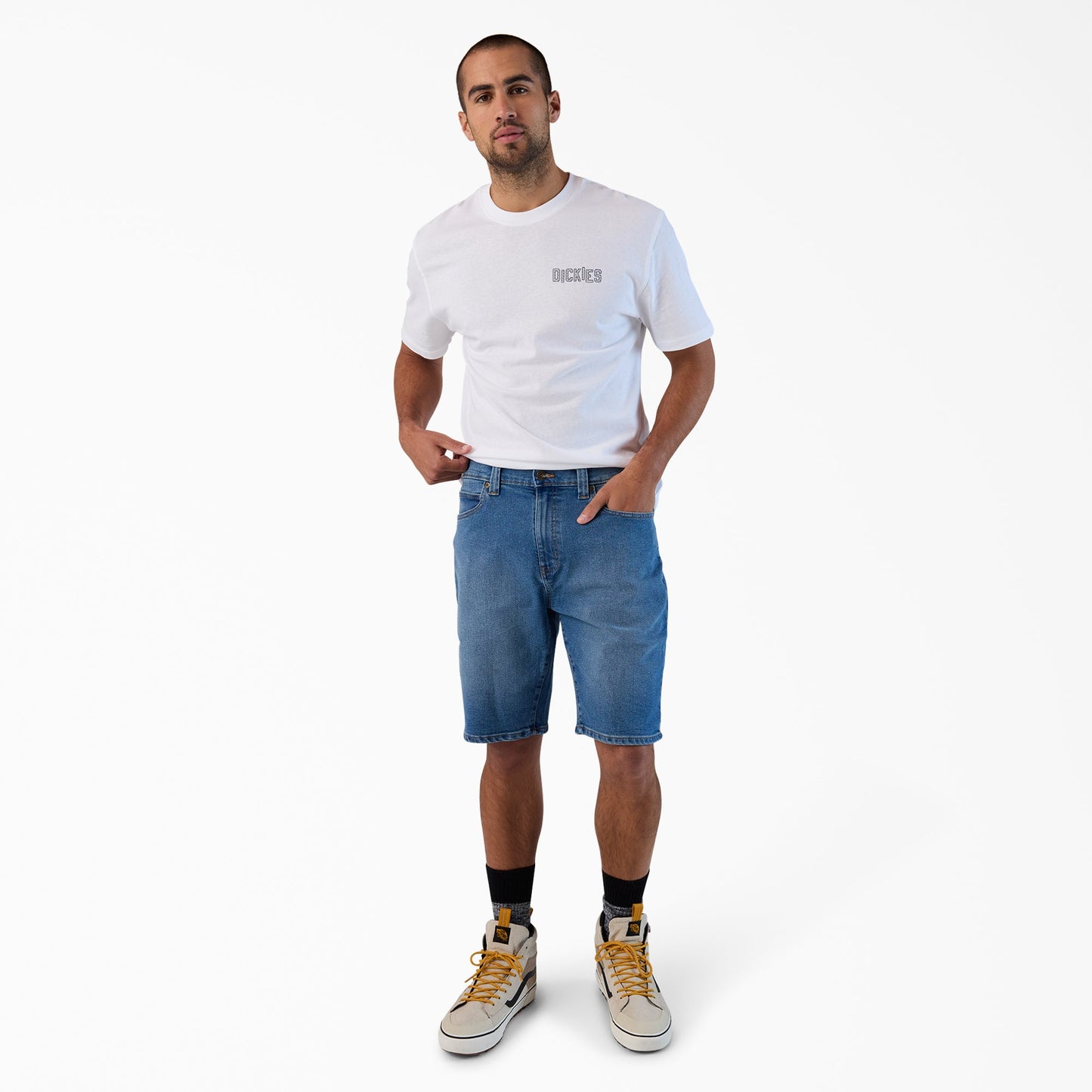 FLEX 5-Pocket Denim Shorts, 11" Dickies Men