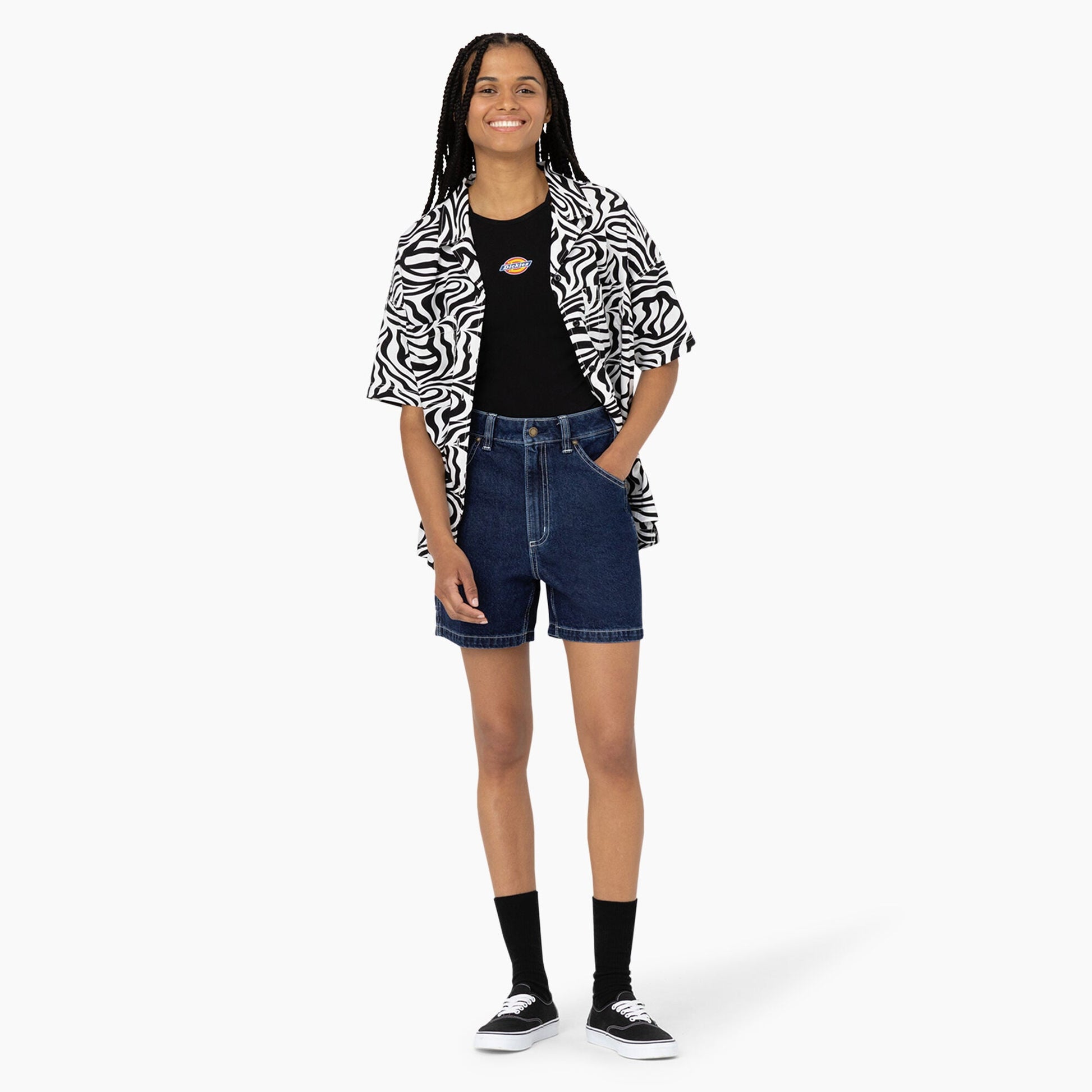 Women's Carpenter Jean Shorts, 5" Dickies Women