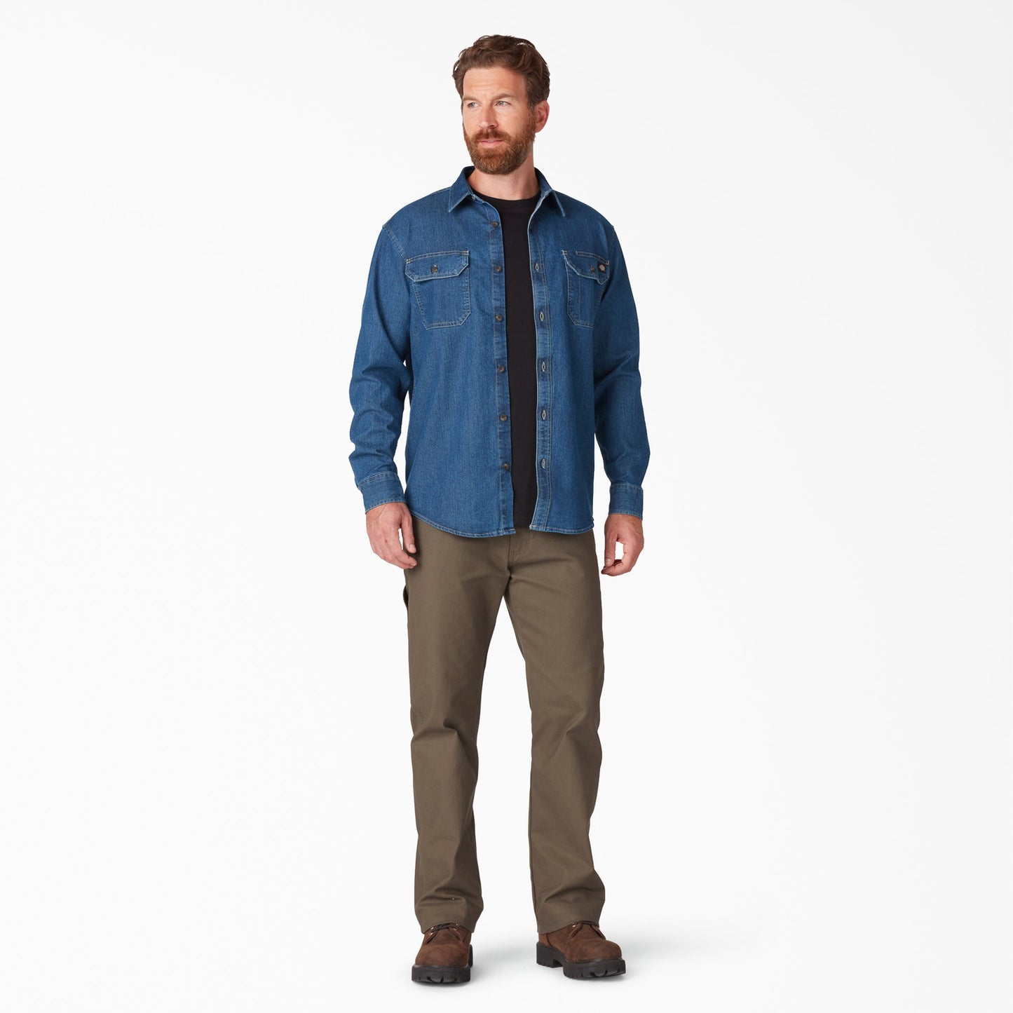 FLEX Denim Long Sleeve Shirt Dickies Men