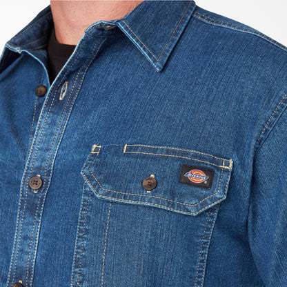FLEX Denim Long Sleeve Shirt Dickies Men
