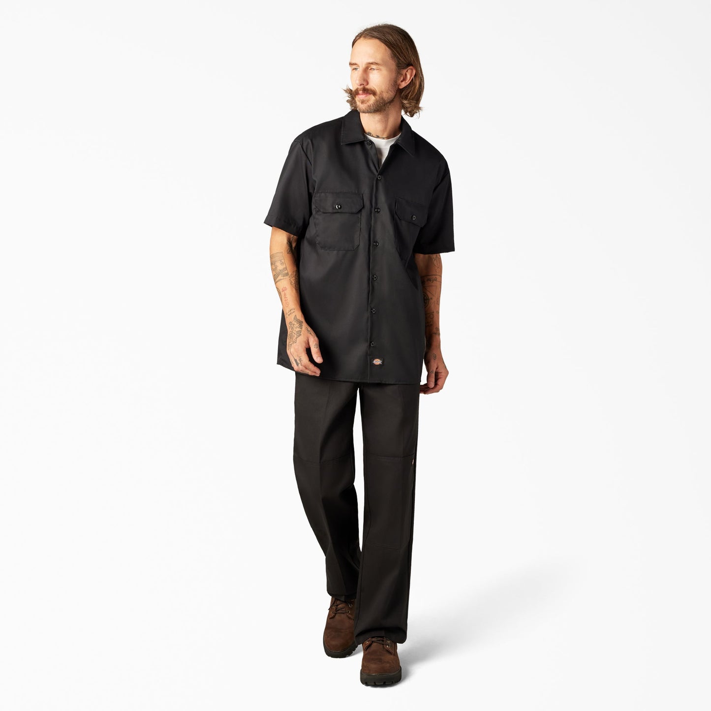 FLEX Relaxed Fit Short Sleeve Work Shirt Dickies Men