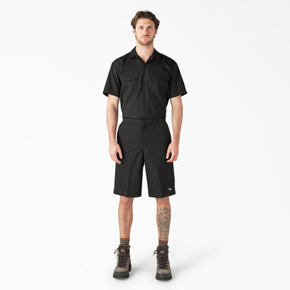 Loose Fit Flat Front Work Shorts, 13" Dickies Men
