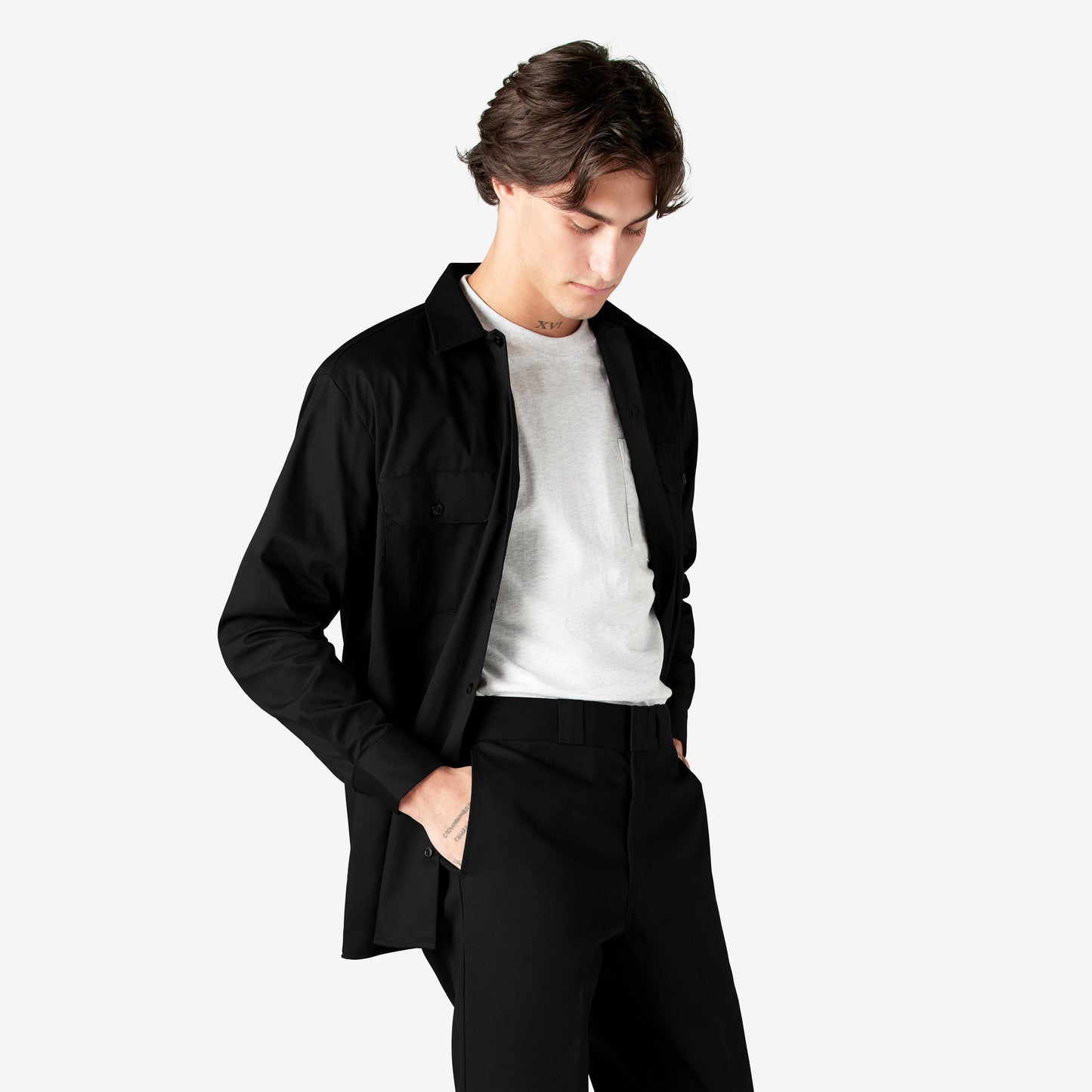 Long Sleeve Work Shirt Dickies Men|Women