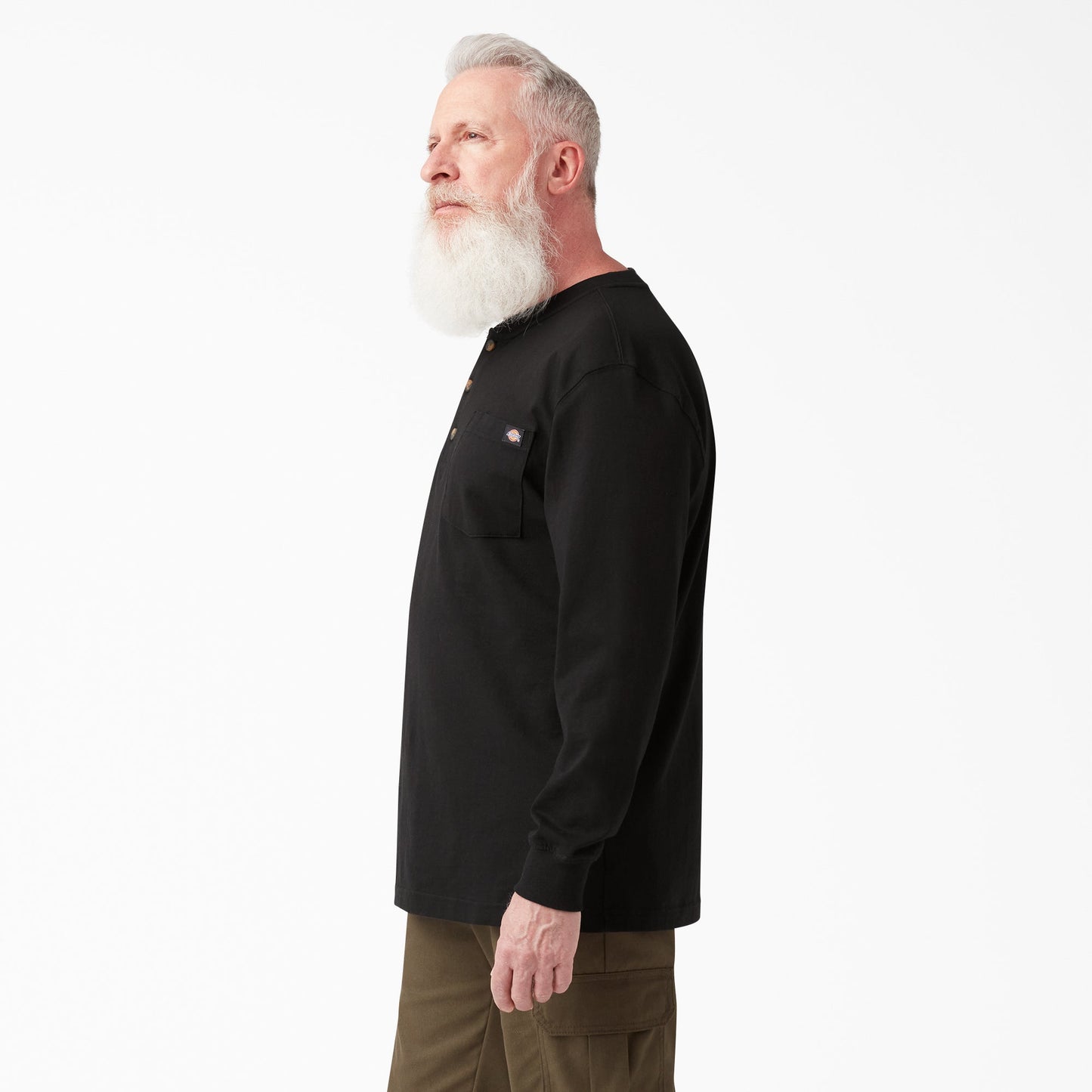 Heavyweight Long Sleeve Henley T-Shirt Dickies Men