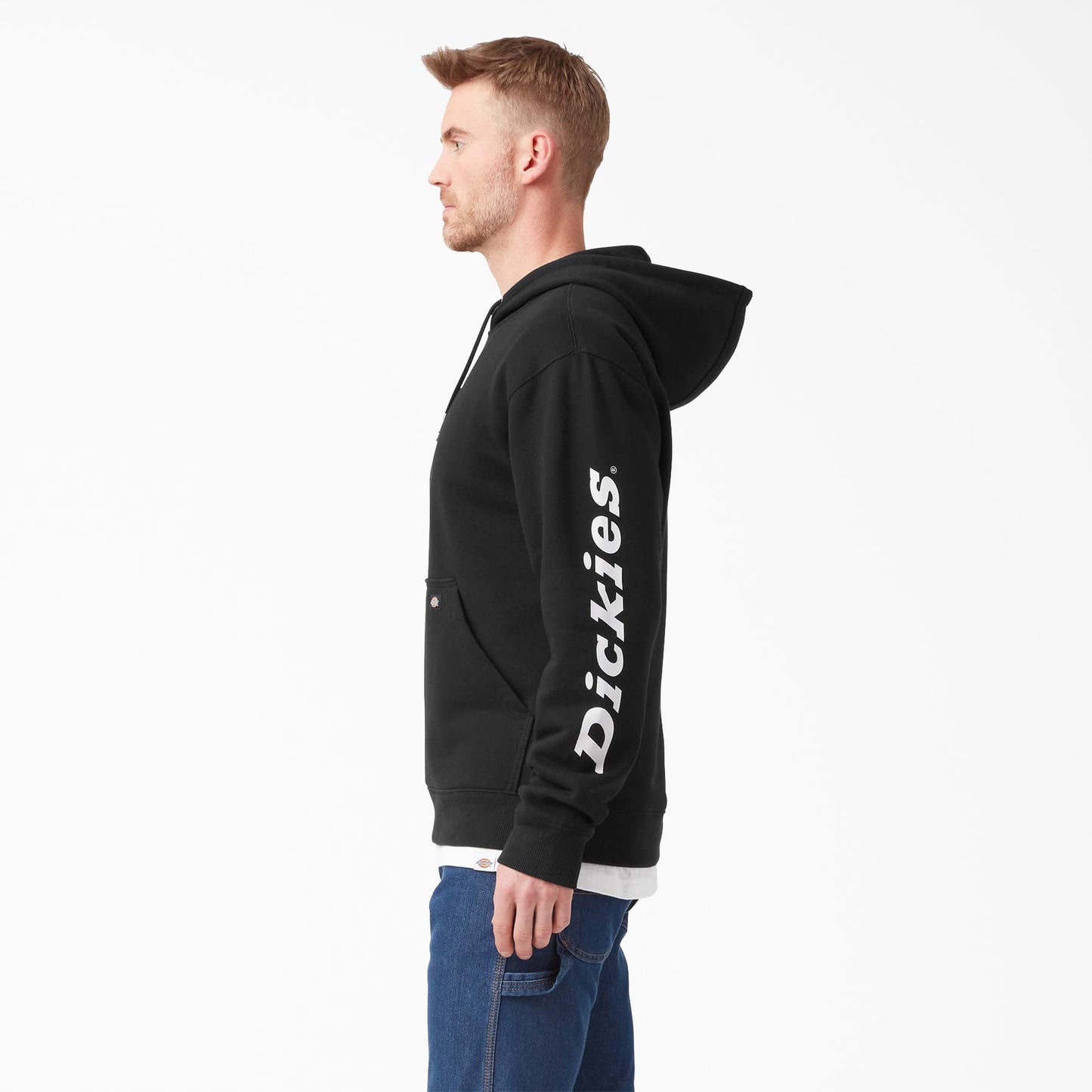 Water Repellent Sleeve Logo Hoodie Dickies Men