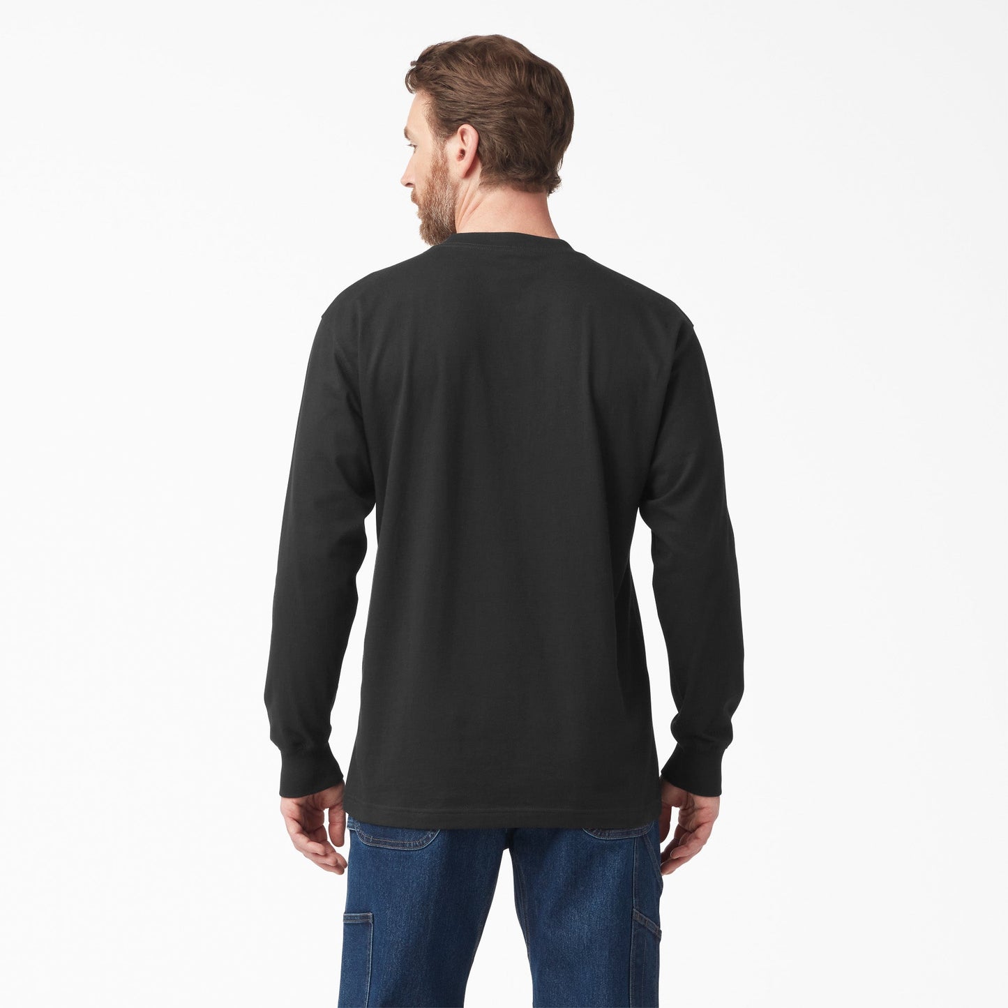 Tri-Color Logo Graphic Long Sleeve T-Shirt Dickies Men