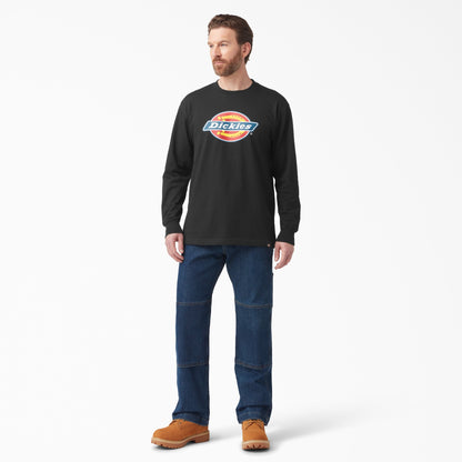 Tri-Color Logo Graphic Long Sleeve T-Shirt Dickies Men