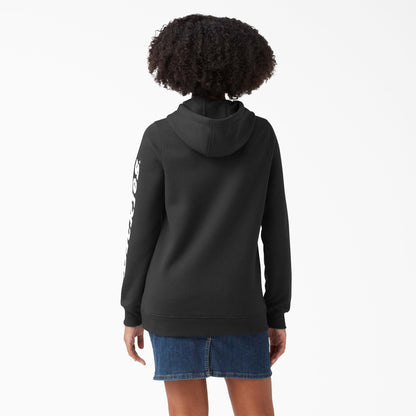 Women's Water Repellent Sleeve Logo Hoodie Dickies Women