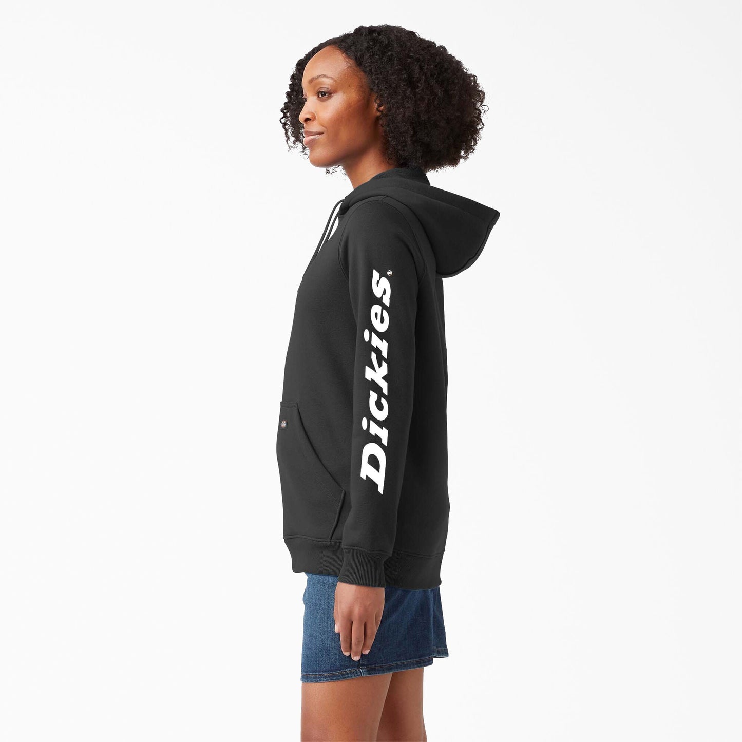 Women's Water Repellent Sleeve Logo Hoodie Dickies Women