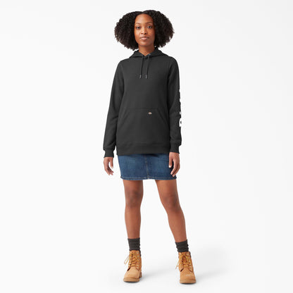 Women's Water Repellent Sleeve Logo Hoodie Dickies Women