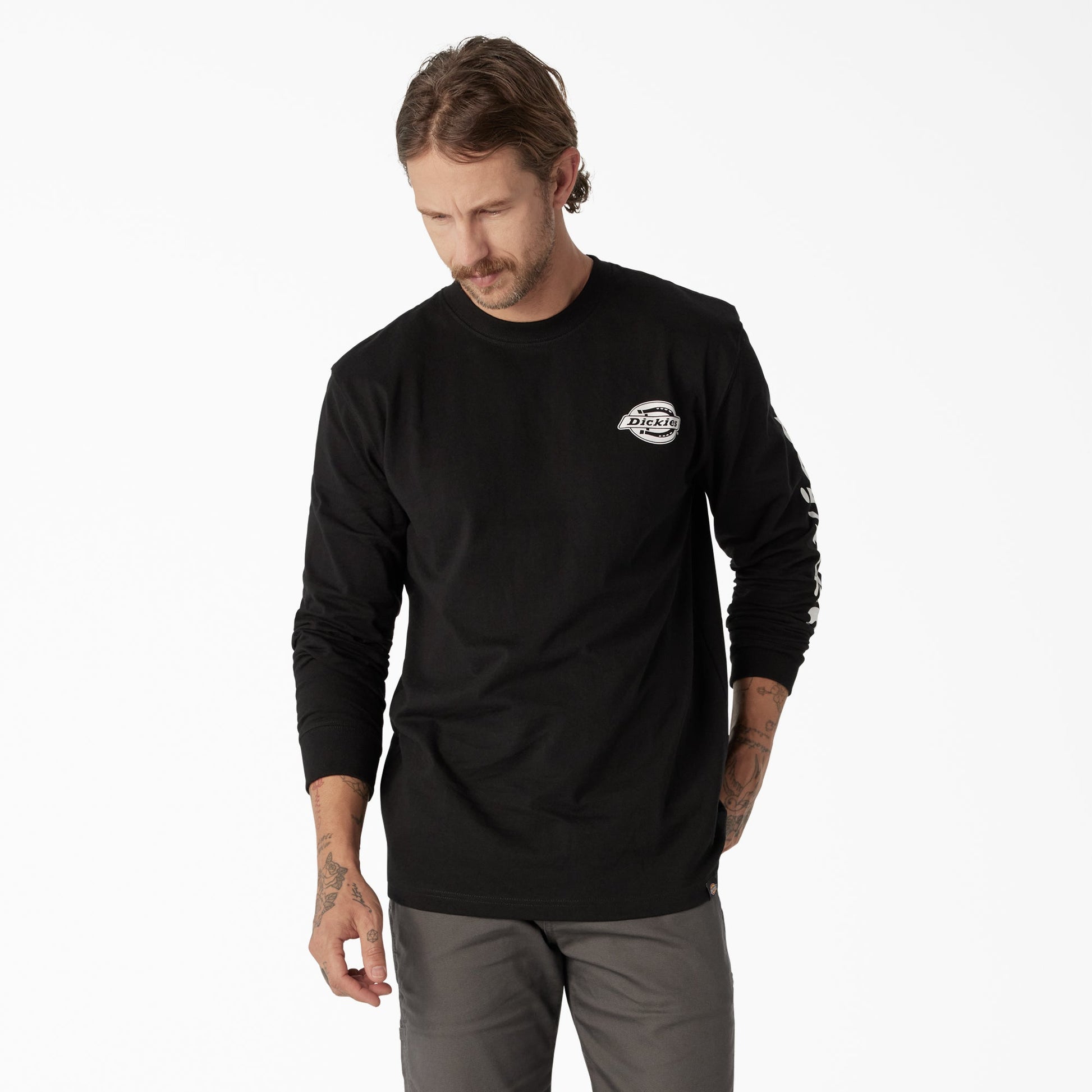 Long Sleeve Heavyweight Logo T-Shirt Dickies Men