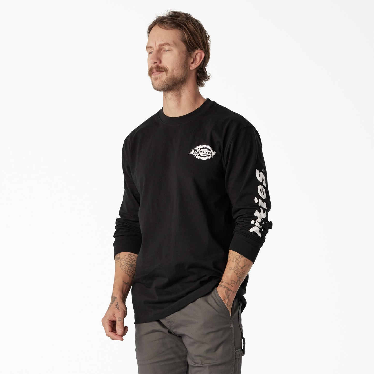 Long Sleeve Heavyweight Logo T-Shirt Dickies Men