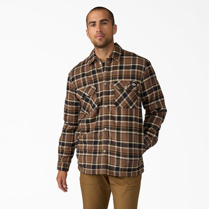 Water Repellent Fleece-Lined Flannel Shirt Jacket Dickies Men|Sale