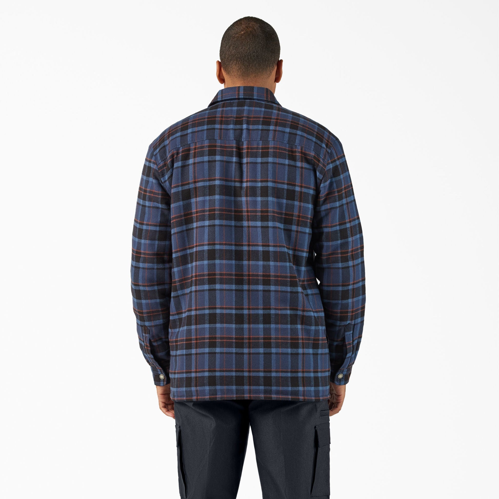 Water Repellent Fleece-Lined Flannel Shirt Jacket Dickies Men|Sale