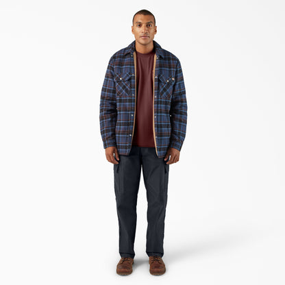Water Repellent Fleece-Lined Flannel Shirt Jacket Dickies Men|Sale