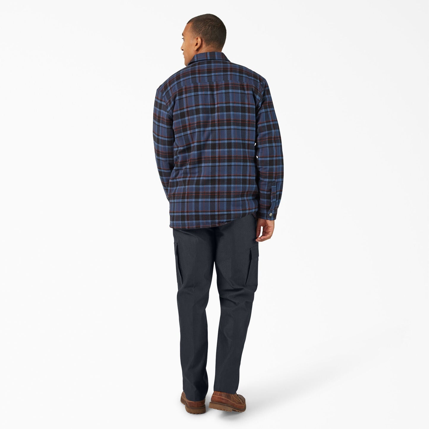 Water Repellent Fleece-Lined Flannel Shirt Jacket Dickies Men|Sale