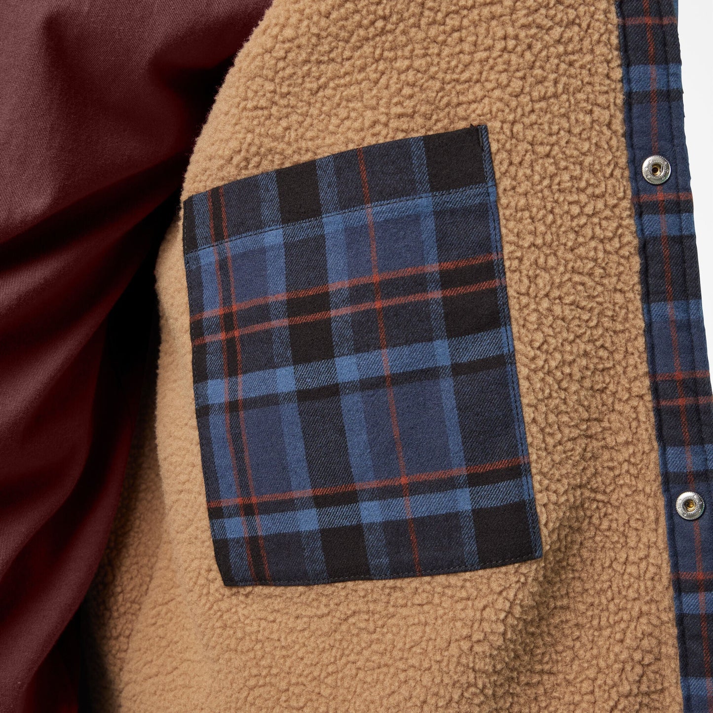 Water Repellent Fleece-Lined Flannel Shirt Jacket Dickies Men|Sale