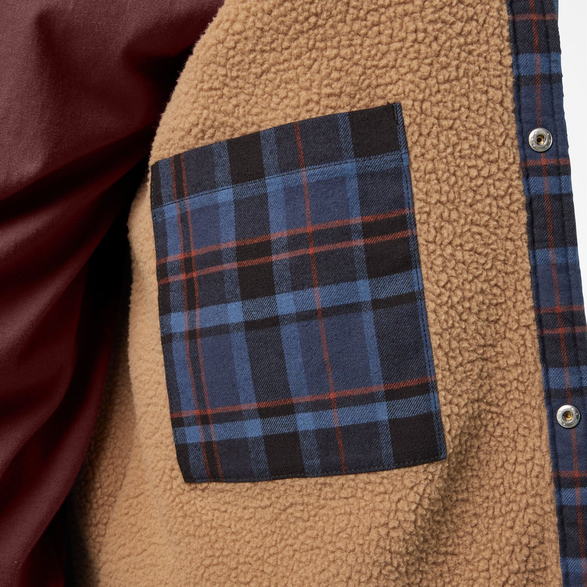 Water Repellent Fleece-Lined Flannel Shirt Jacket Dickies Men|Sale
