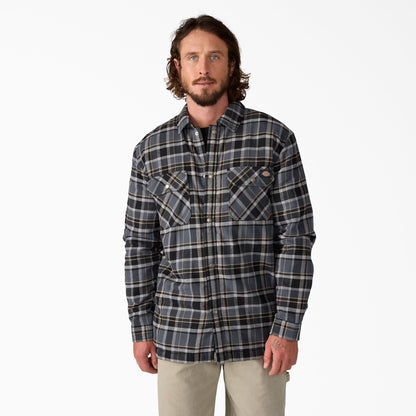 Water Repellent Fleece-Lined Flannel Shirt Jacket Dickies Men|Sale