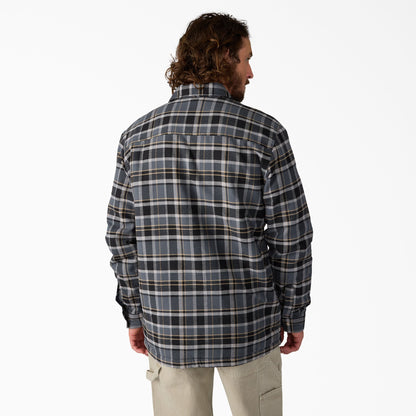 Water Repellent Fleece-Lined Flannel Shirt Jacket Dickies Men|Sale