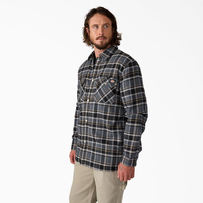 Water Repellent Fleece-Lined Flannel Shirt Jacket Dickies Men|Sale