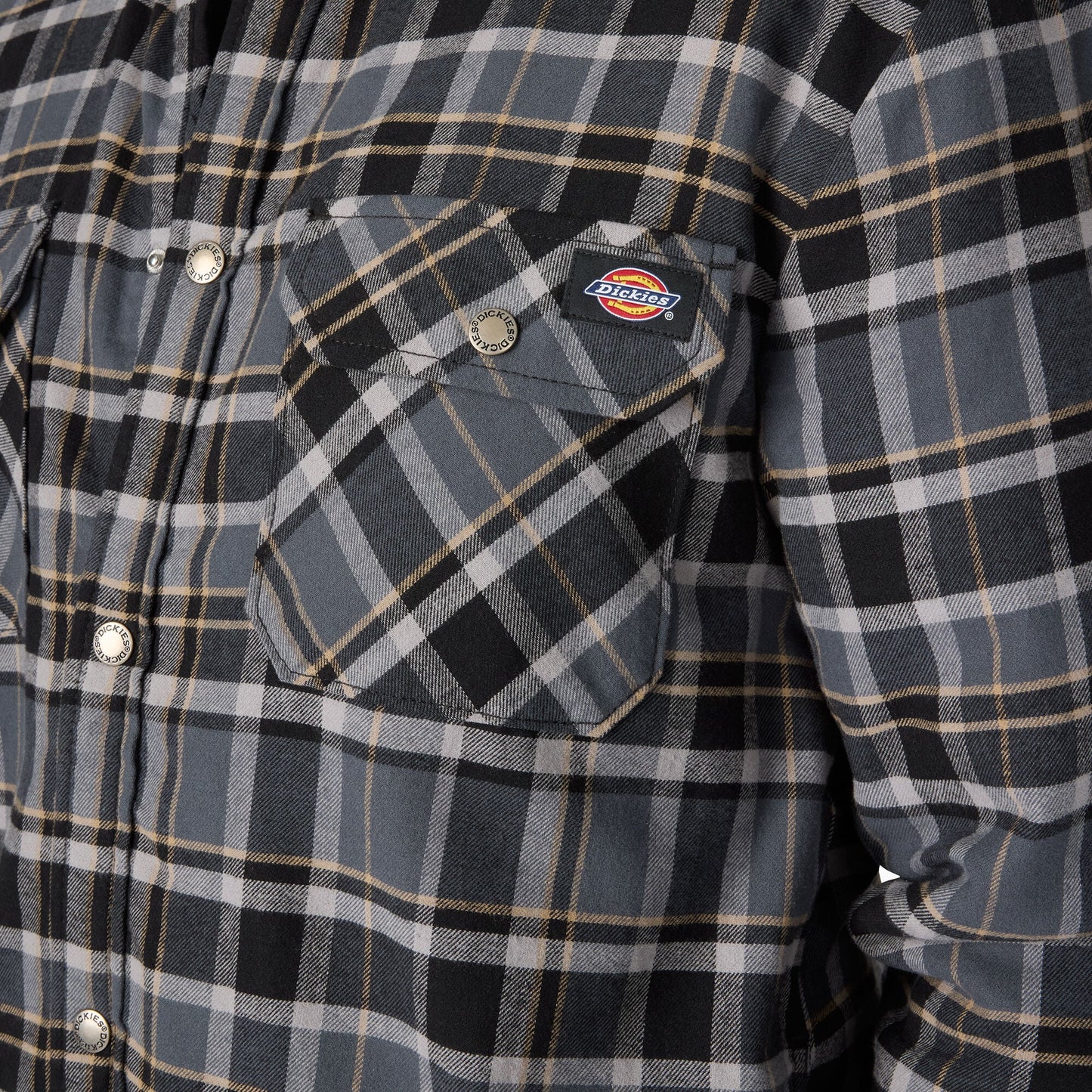 Water Repellent Fleece-Lined Flannel Shirt Jacket Dickies Men|Sale