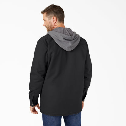 Water Repellent Duck Hooded Shirt Jacket Dickies Men