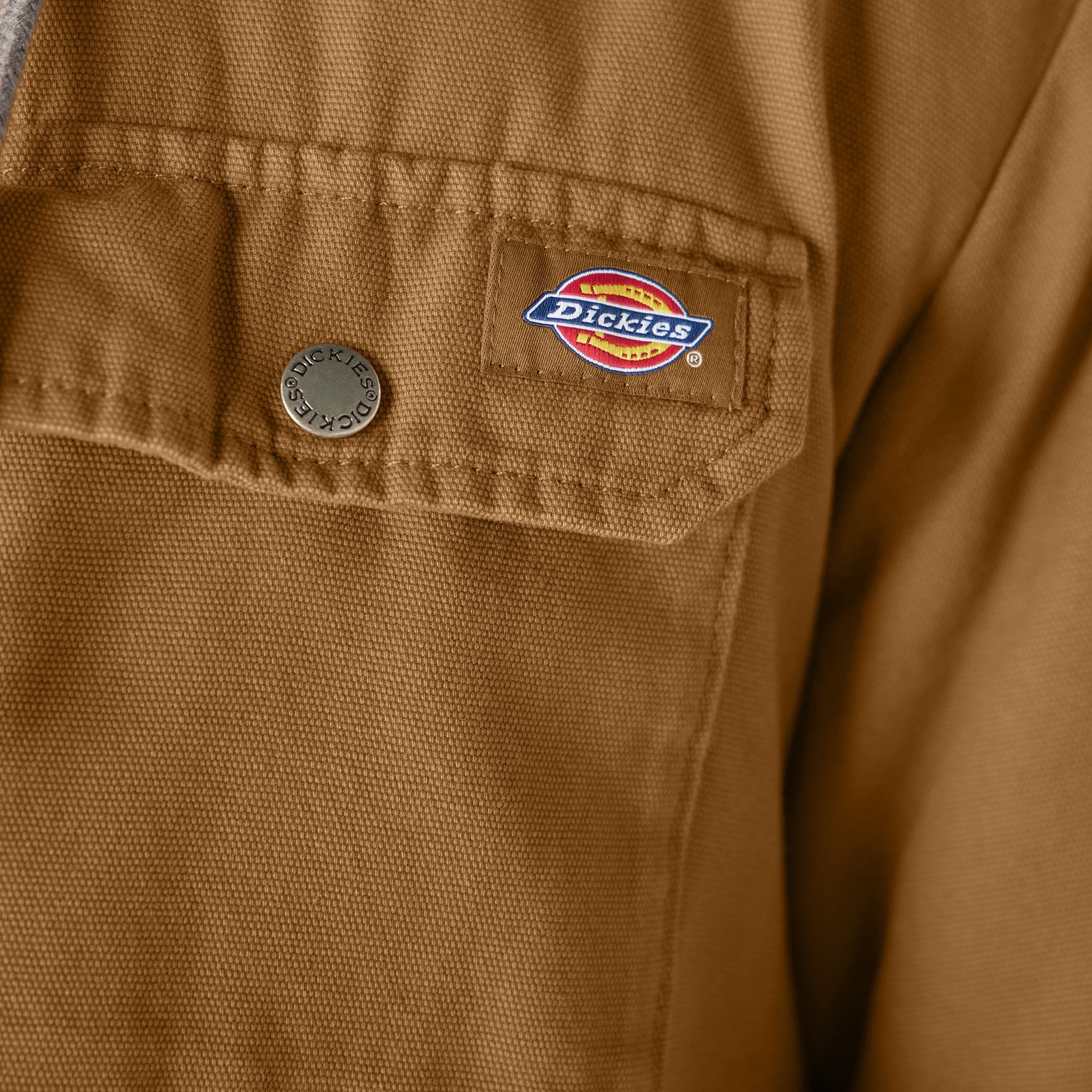 Water Repellent Duck Hooded Shirt Jacket Dickies Sale