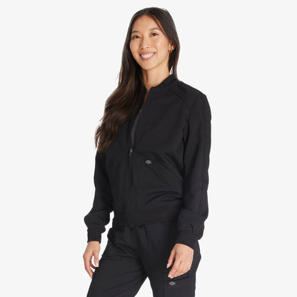 Women's Balance Zip Front Scrub Jacket Dickies Women|Scrubs