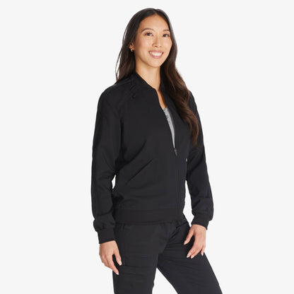 Women's Balance Zip Front Scrub Jacket Dickies Women|Scrubs