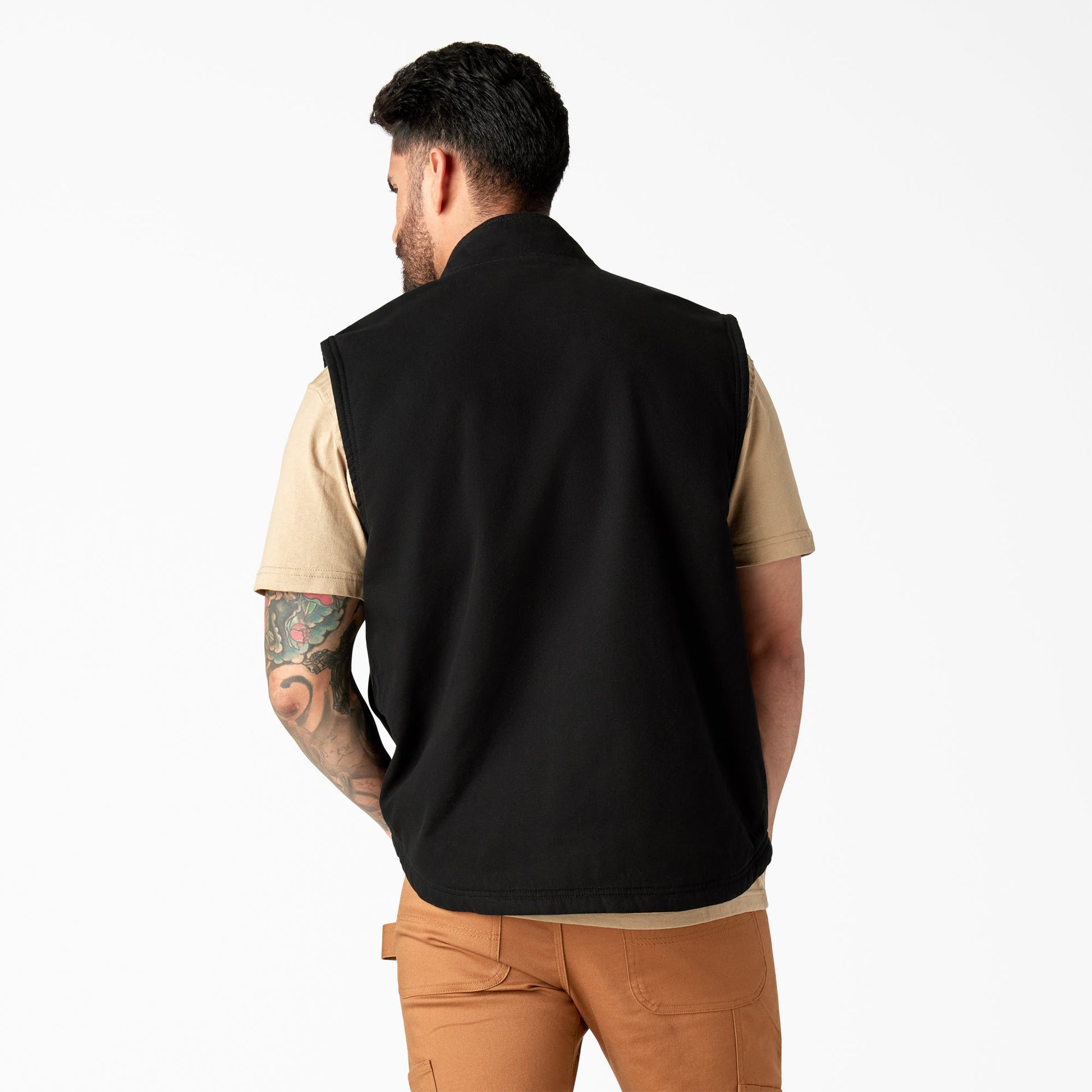 Duck Canvas High Pile Fleece Lined Vest Dickies Men