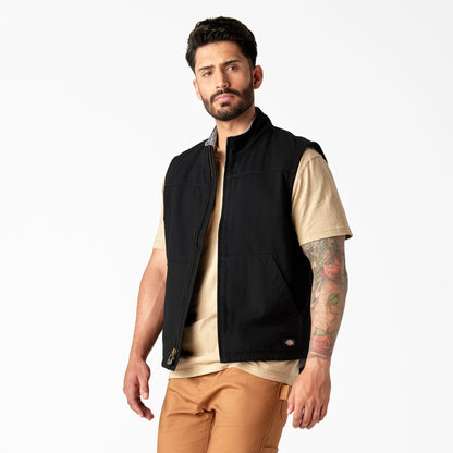 Duck Canvas High Pile Fleece Lined Vest Dickies Men