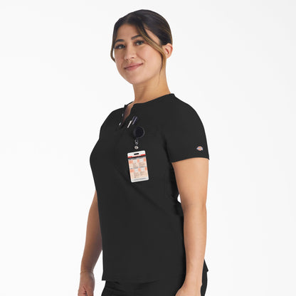 Women's EDS NXT Henley Scrub Top Dickies Women|Scrubs