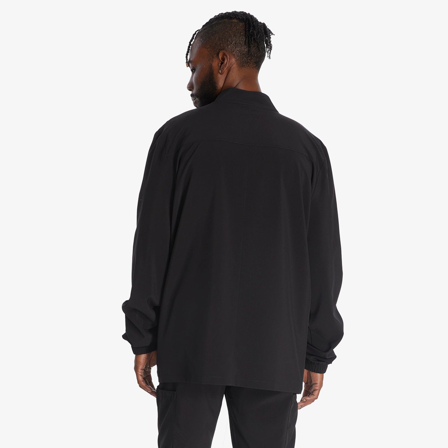Men's EDS Essentials Zip Front Scrub Jacket Dickies Men|Scrubs