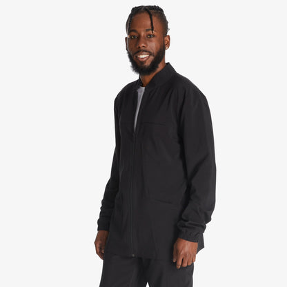 Men's EDS Essentials Zip Front Scrub Jacket Dickies Men|Scrubs