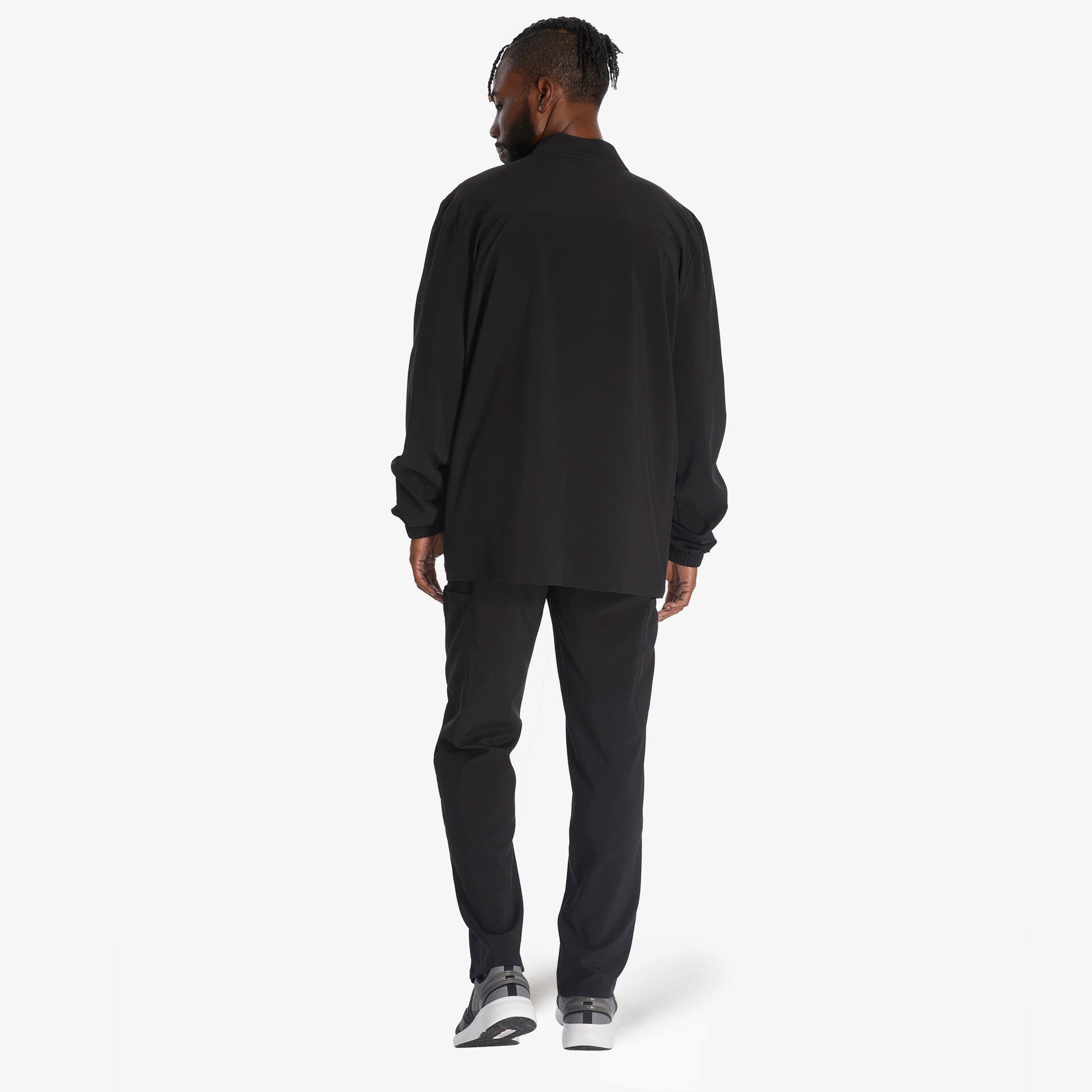 Men's EDS Essentials Zip Front Scrub Jacket Dickies Men|Scrubs