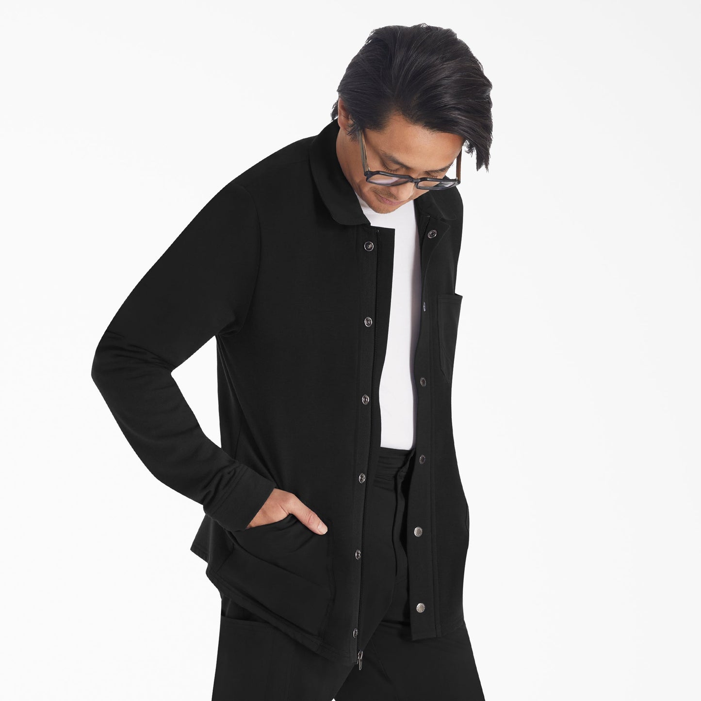 Men's EDS NXT Zip Front Scrub Jacket Dickies Men|Scrubs