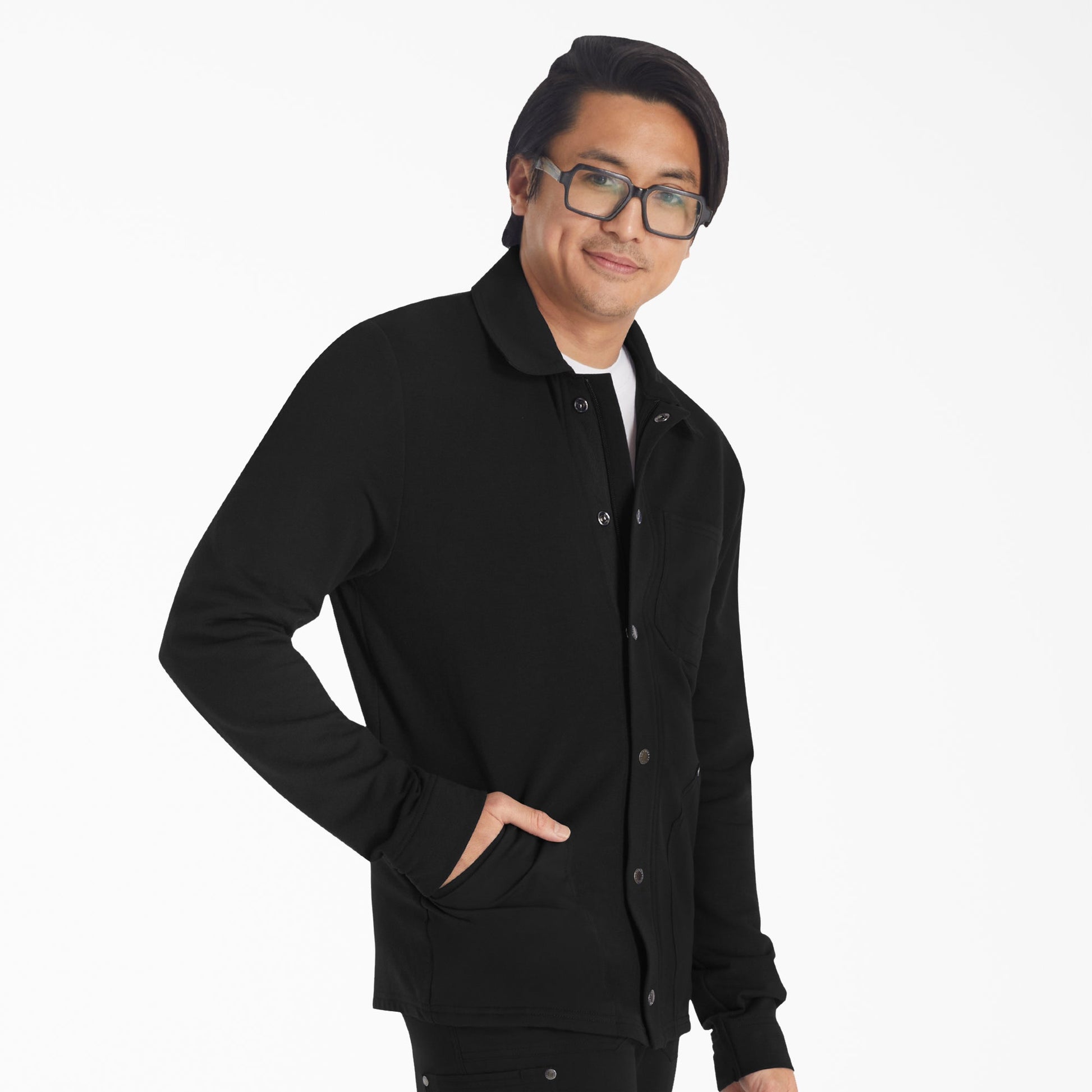 Men's EDS NXT Zip Front Scrub Jacket Dickies Men|Scrubs