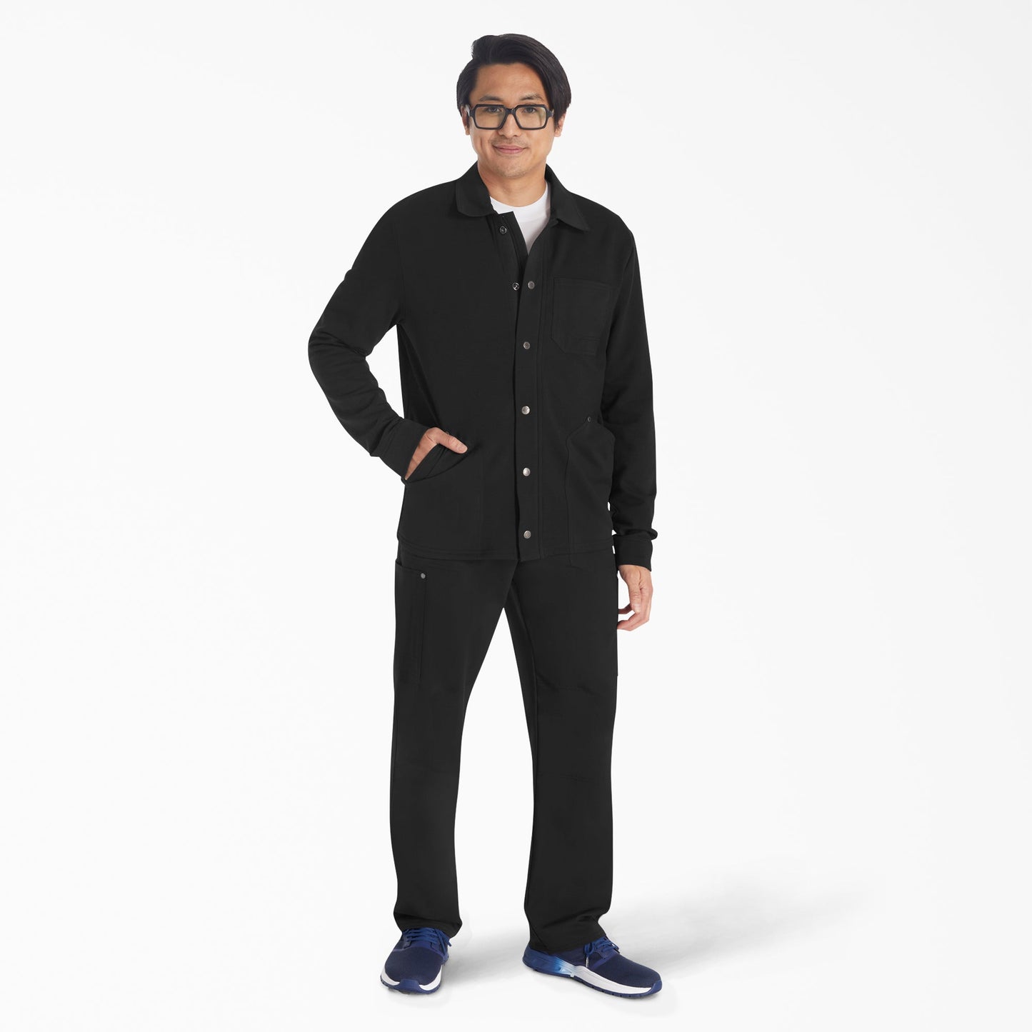 Men's EDS NXT Zip Front Scrub Jacket Dickies Men|Scrubs