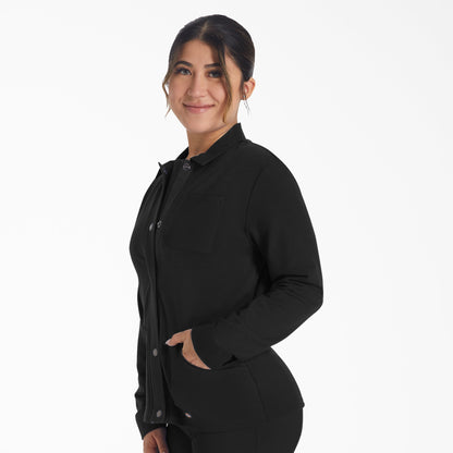 Women's EDS NXT Zip Front Scrub Jacket Dickies Women|Scrubs