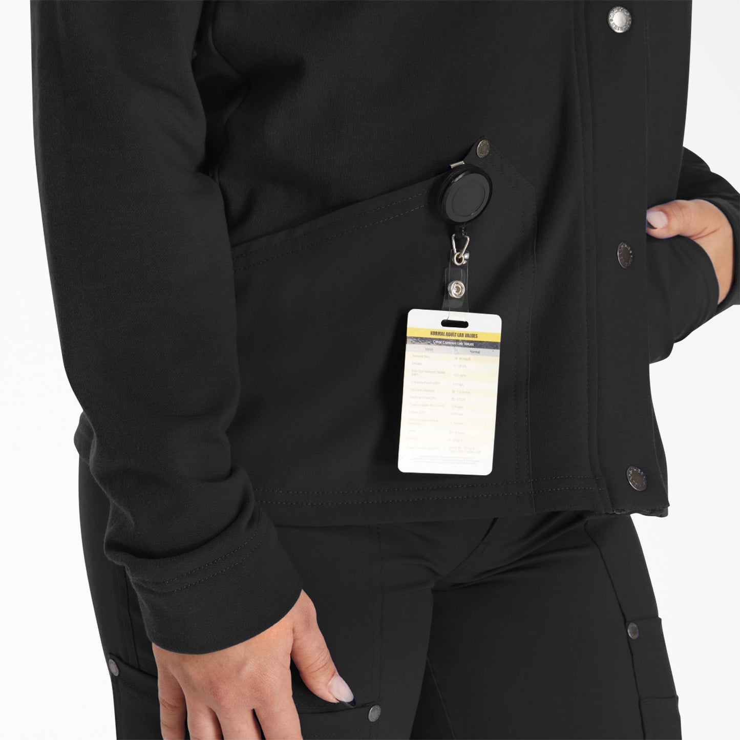 Women's EDS NXT Zip Front Scrub Jacket Dickies Women|Scrubs